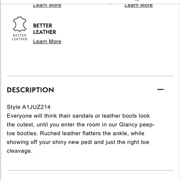 Timberland ’Glancy’ Ruched Peep Toe Boots - Picture 14 of 15